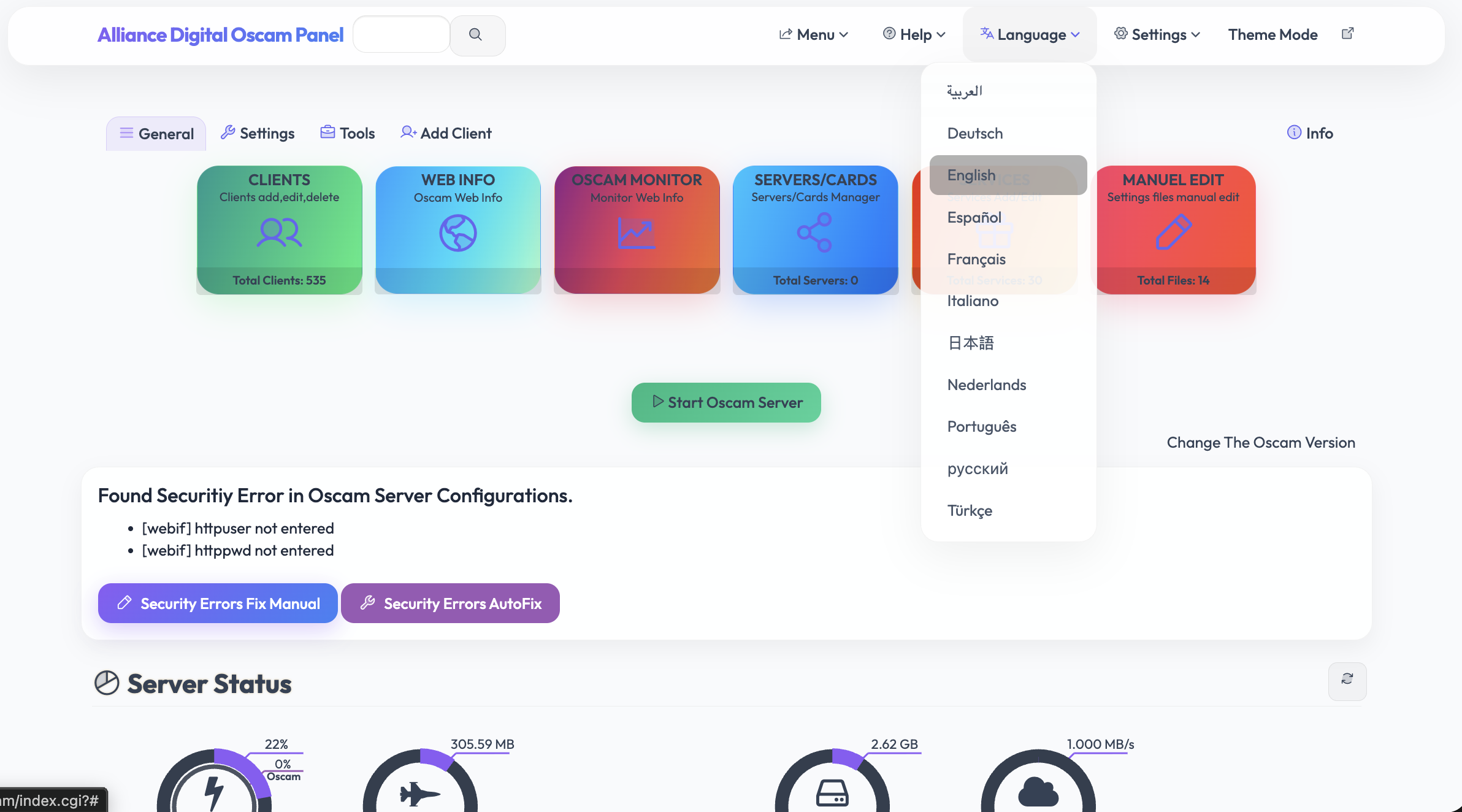 Languages Supported